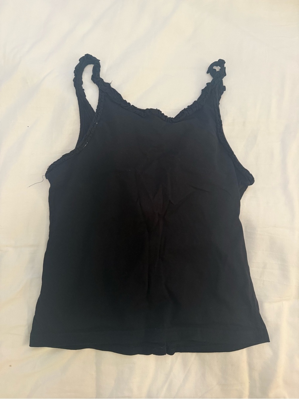 J.Crew Ruffle Button Tank Top - Picture 4 of 4
